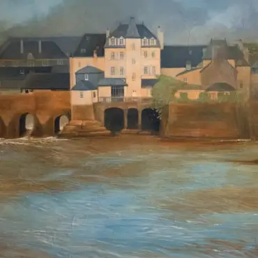 peinture de pont de Landerneau