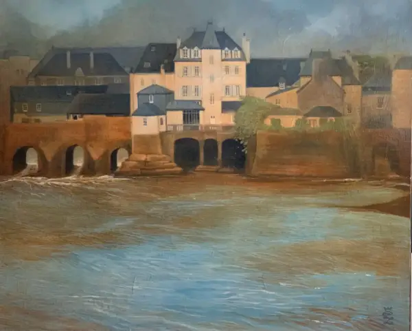 peinture de pont de Landerneau